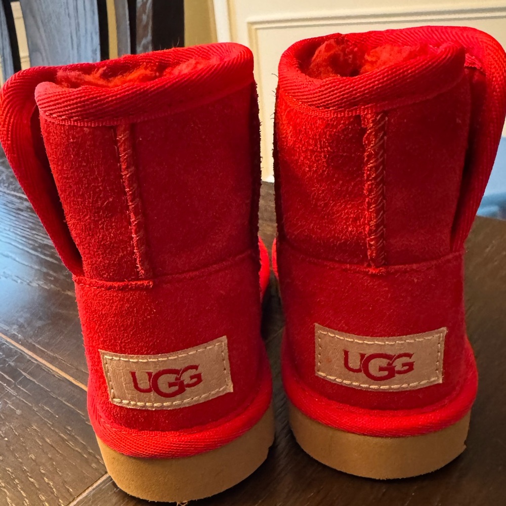 Red Toddler Uggs - size 10